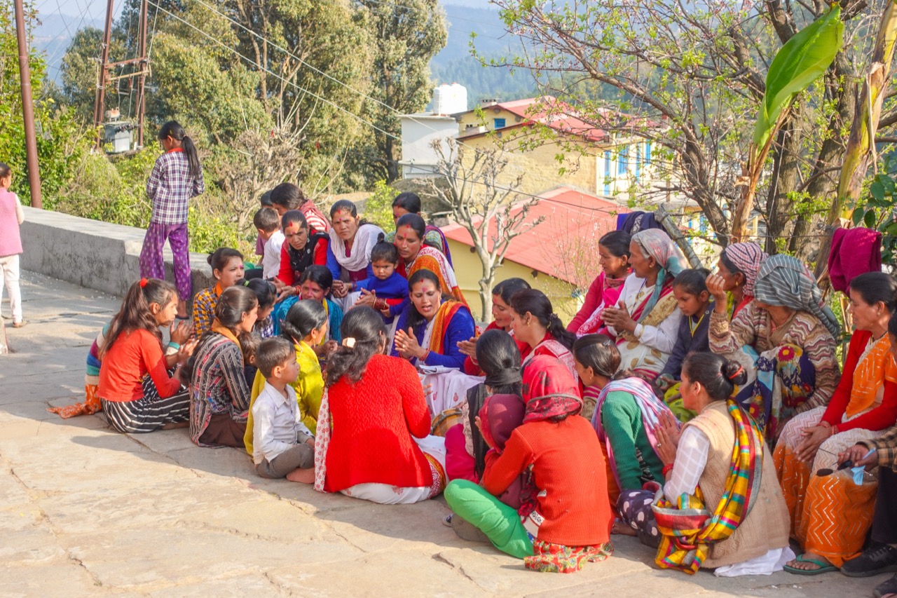 Village Holi Celebration